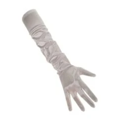 Handschoenen Satijn Zilver