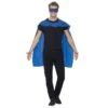 Blauwe Cape En Masker