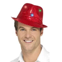 Paillettenhoedje Met LED