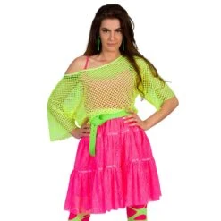 Netshirt Neon Groen
