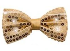 Paillettenstrikje LED Goud