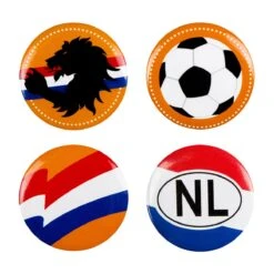 Holland Nederland Buttons (4x)
