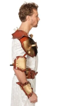 Warrior Set Bruin/Goud Heren