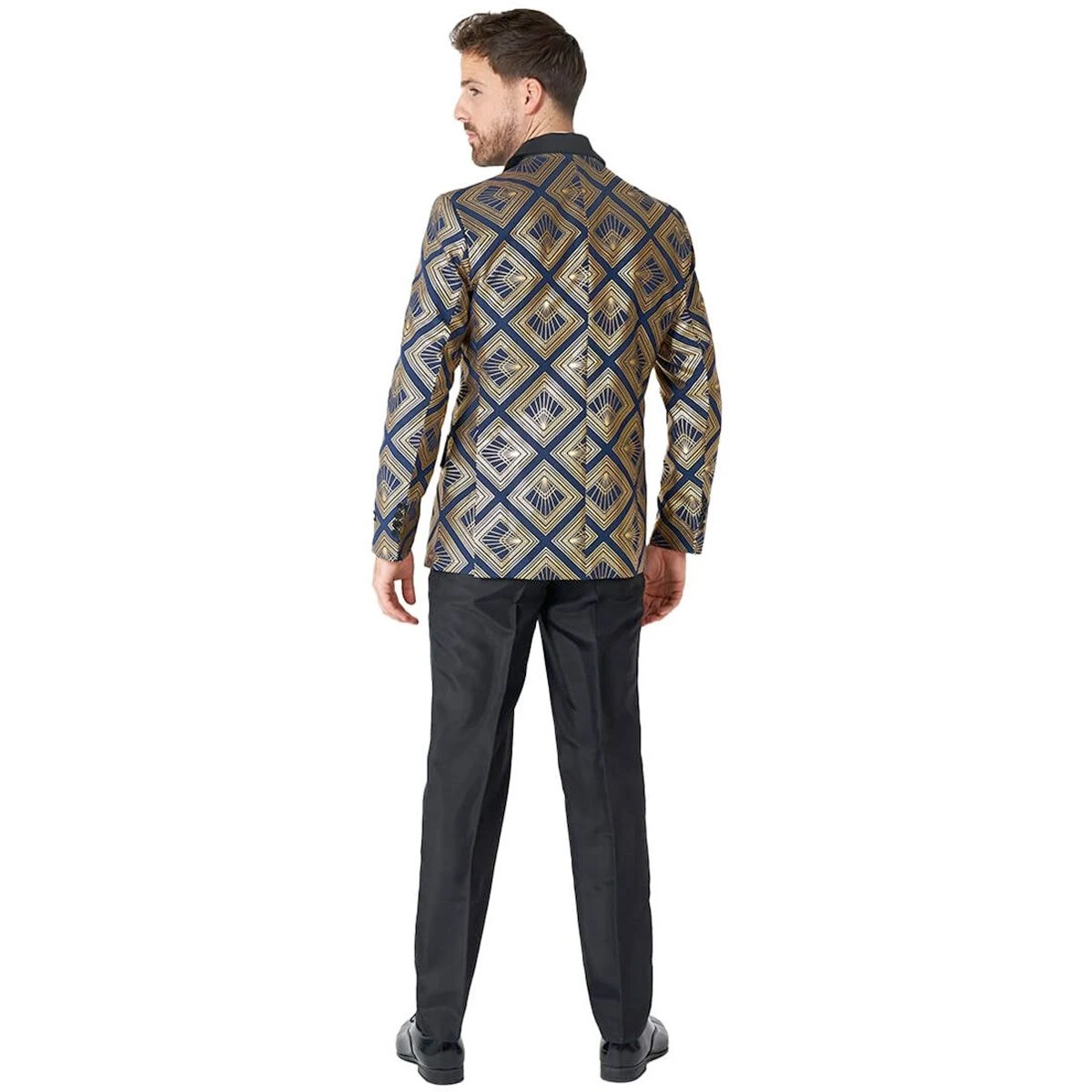 Herenkostuum Suitmeister Art Deco Deep Navy - Afbeelding 3