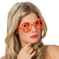 Bril Peace Oranje