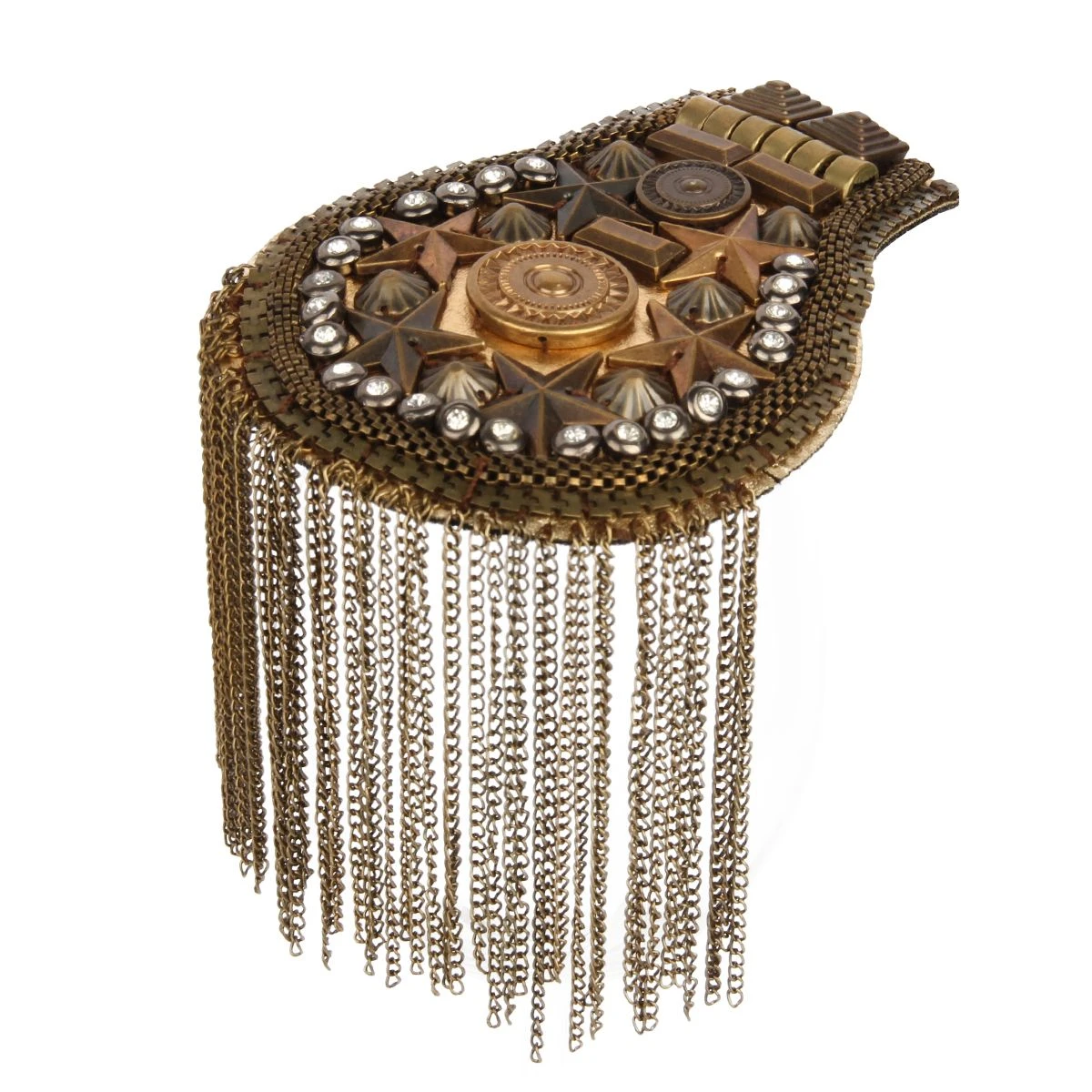 Luxe Epauletten Steampunk Messing
