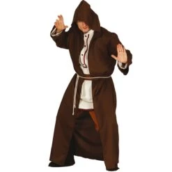 Monnik Kostuum Bruin (tweedelig)