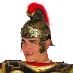 Romeinse Helm Rode Kam