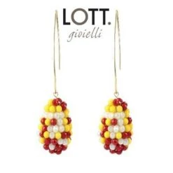 LOTT. Oeteldonk Oorbellen Glassberry Cone