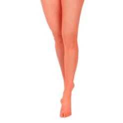 Netpanty Neon Oranje Met Strass
