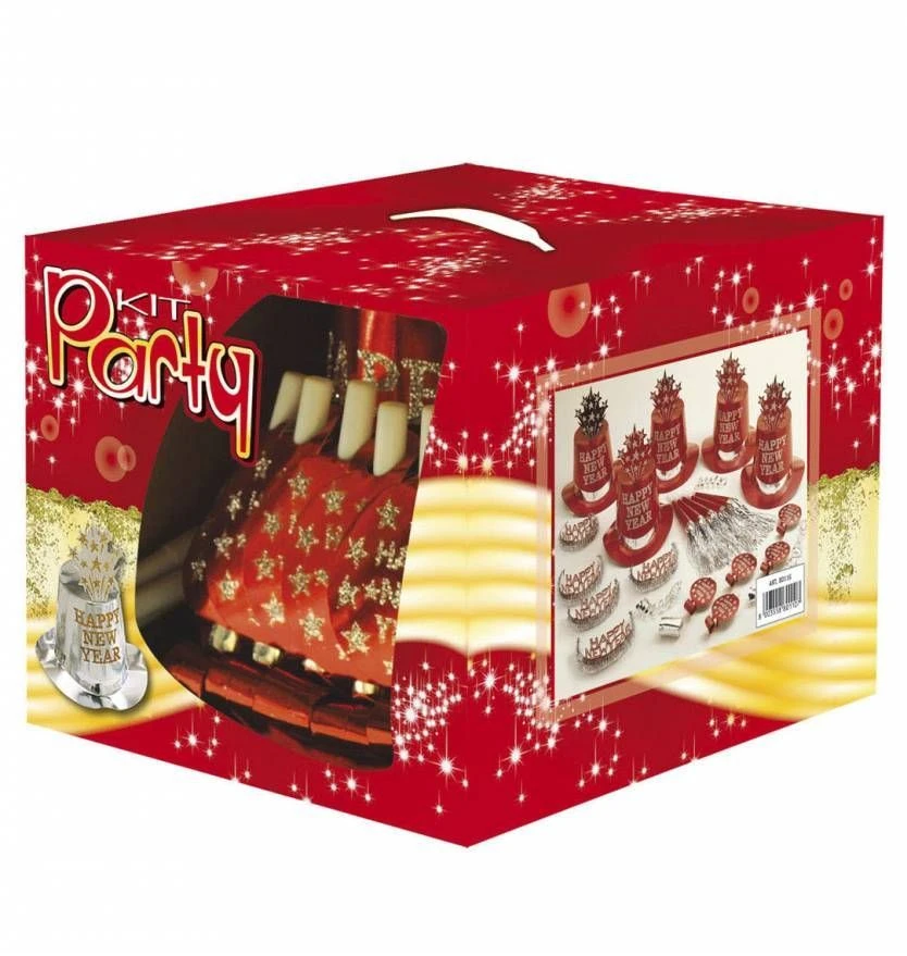 Party Kit "Red Happy Newyear" - Afbeelding 2