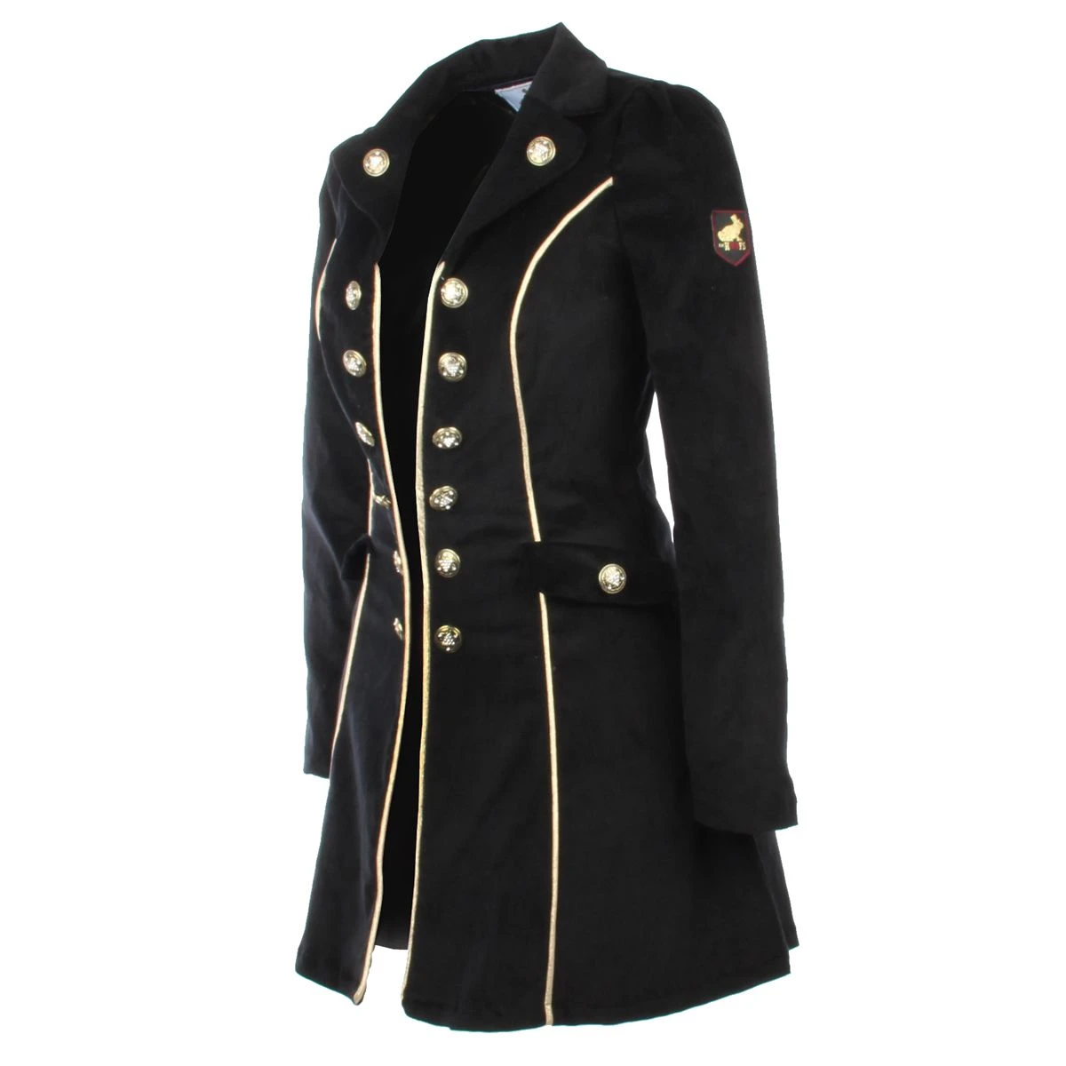 Oeteldonk Damesjas Fluweel Zwart - Afbeelding 2