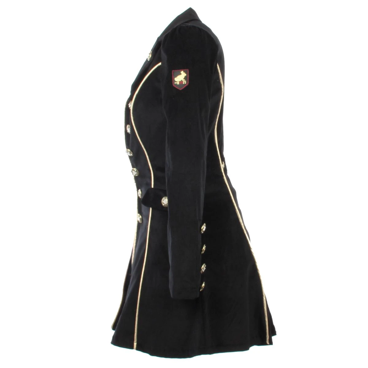 Oeteldonk Damesjas Fluweel Zwart - Afbeelding 3