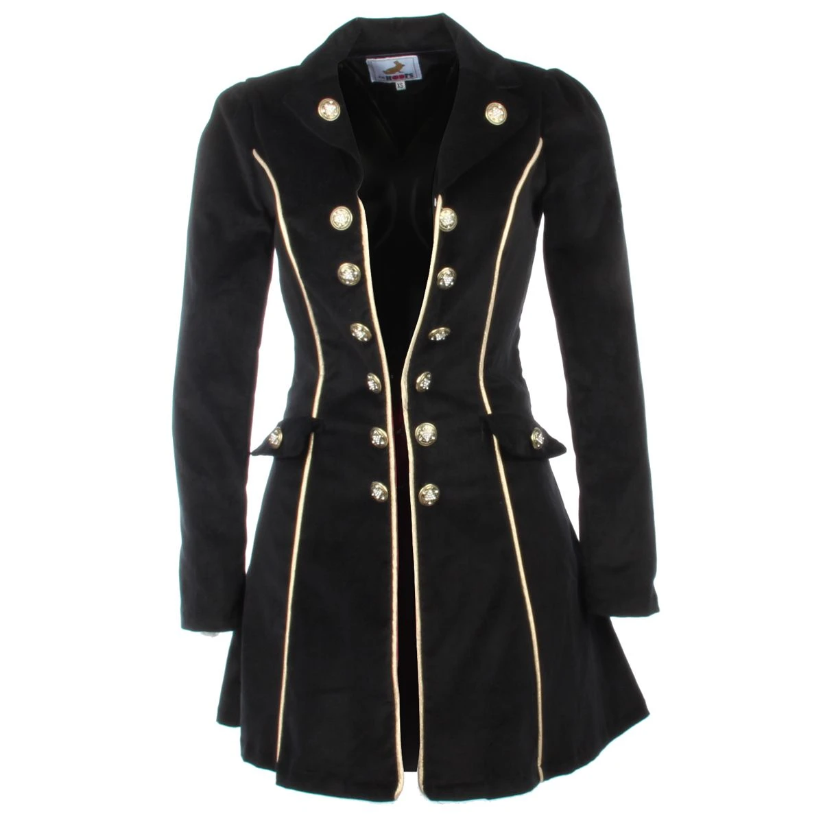 Oeteldonk Damesjas Fluweel Zwart