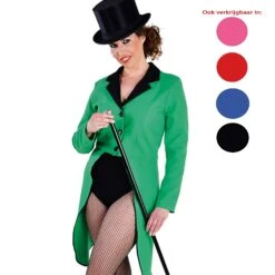 Slipjas Dames Texturé Groen