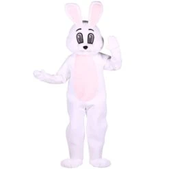 Luxe Paashaas Mascotte Wit