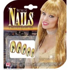 Nagels Goud Metalic Verpakt Per 15