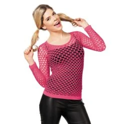 Netshirt Roze