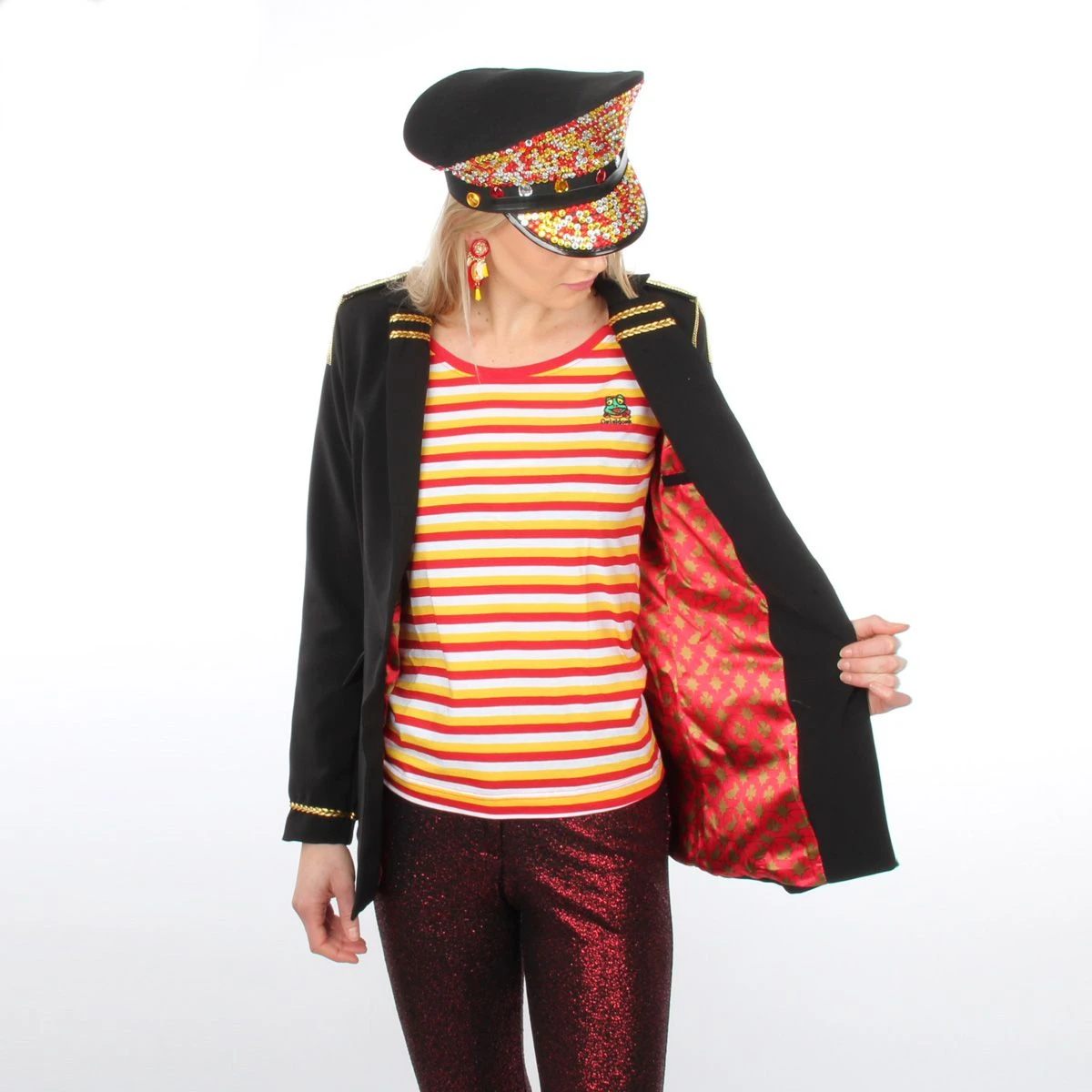 Oeteldonk Damesjas Lang - Afbeelding 4