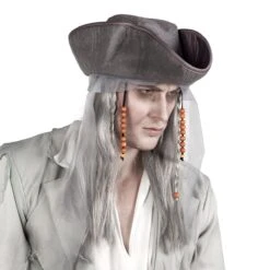 Pruik Met Hoed Piraat