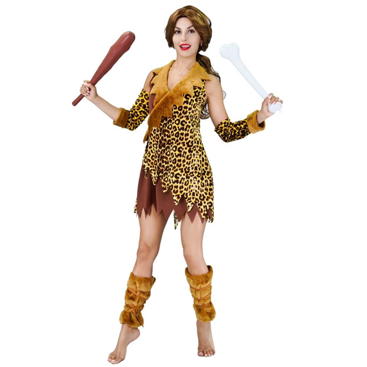 Holbewoonster Kostuum (vijfdelig)