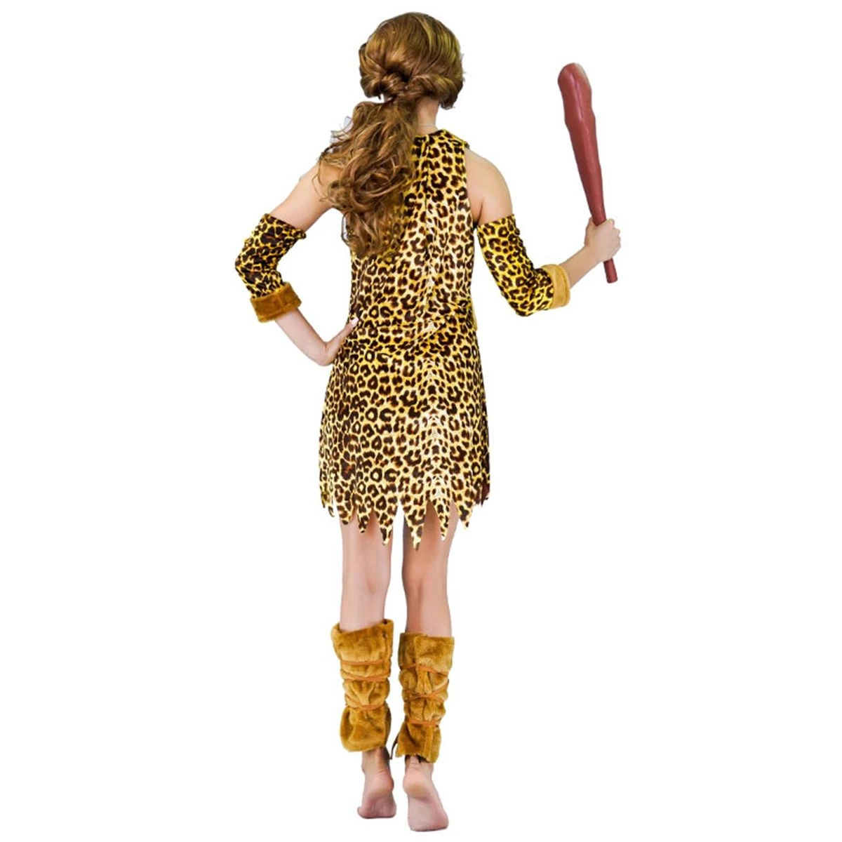 Holbewoonster Kostuum (vijfdelig) - Afbeelding 2