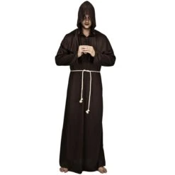 Monnik Kostuum Bruin (driedelig)