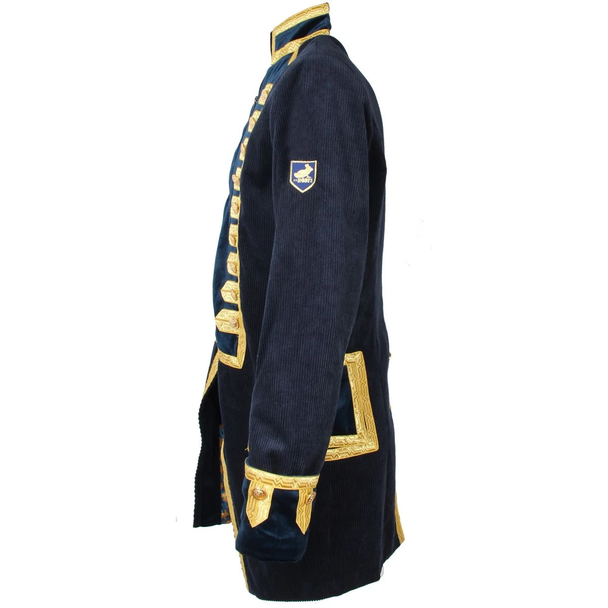 Oeteldonk Herenjas Ribfluweel Donkerblauw - Afbeelding 3