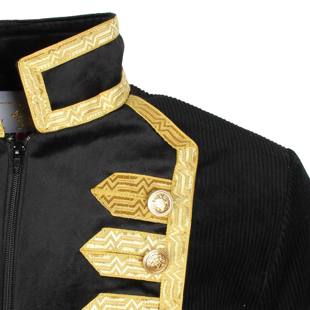 Oeteldonk Herenjas Ribfluweel Donkerblauw - Afbeelding 6