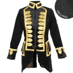 Oeteldonk Damesjas Ribfluweel Zwart