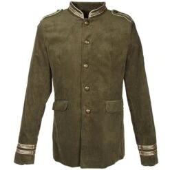 Oeteldonk Uniform Herenjas Ribfluweel Olijfgroen