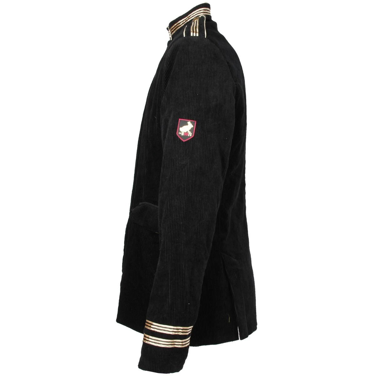 Oeteldonk Uniform Herenjas Ribfluweel Zwart - Afbeelding 3