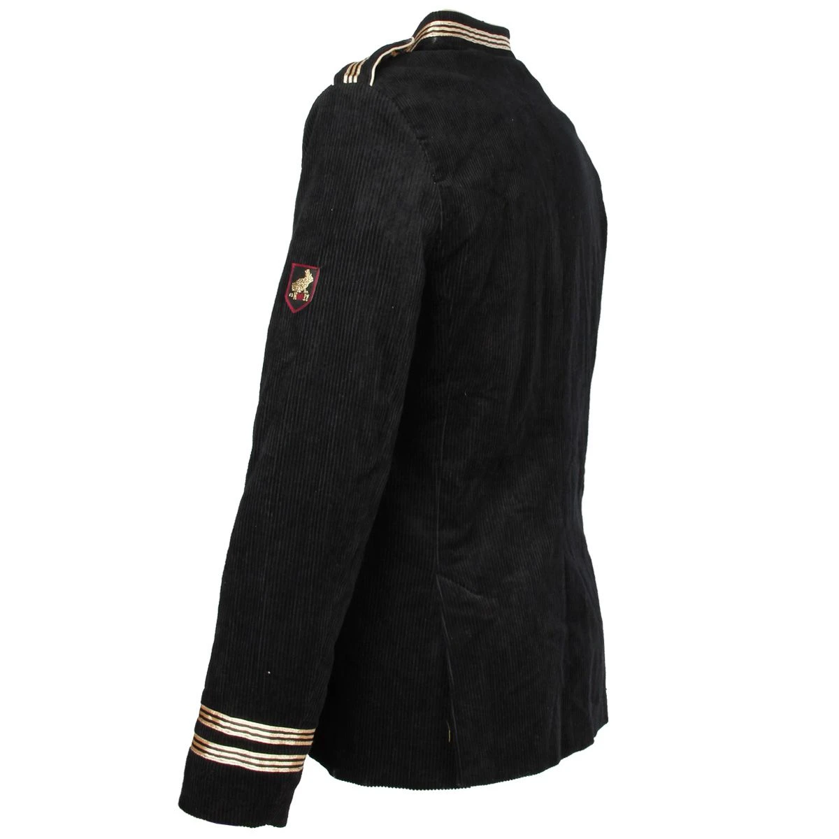 Oeteldonk Uniform Herenjas Ribfluweel Zwart - Afbeelding 4