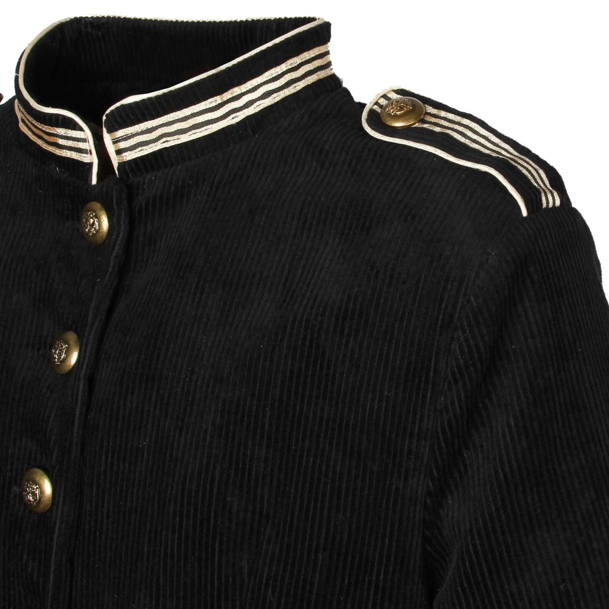 Oeteldonk Uniform Herenjas Ribfluweel Zwart - Afbeelding 6