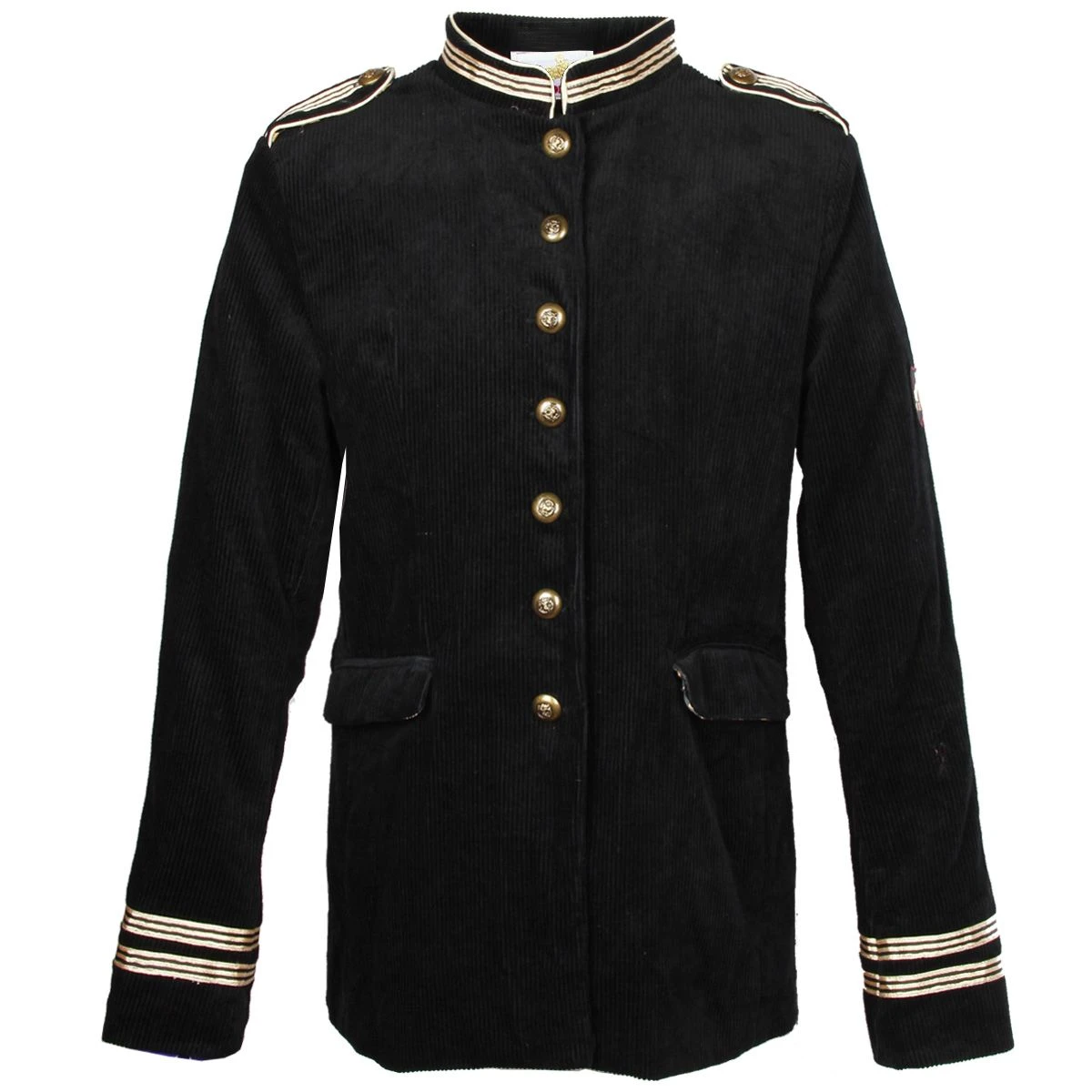 Oeteldonk Uniform Herenjas Ribfluweel Zwart