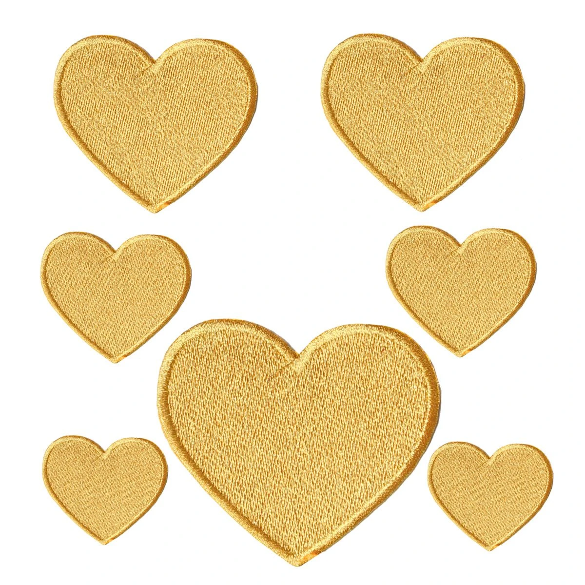 Hartjes Goud (7 Stuks)