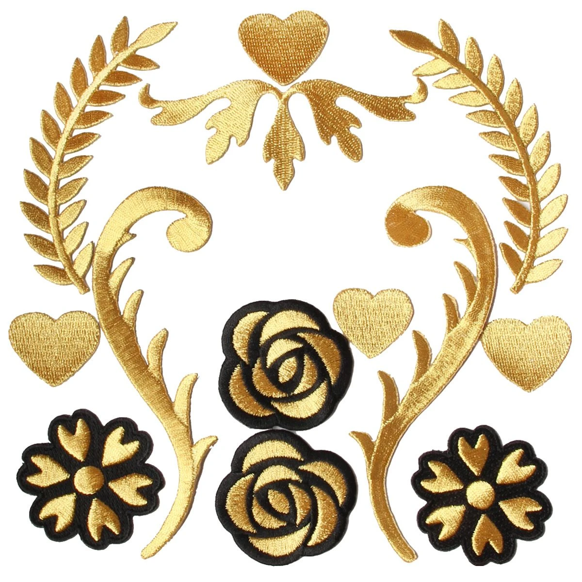 Bloemen & Krullen Goud (13-delig)