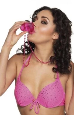 Ketting Shotglas Roze