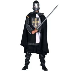 Ridderkostuum Ironheart Zwart-Wit