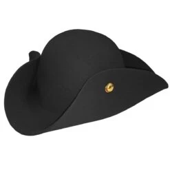 Driesteek Wolvilt Zwart