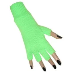 Handschoenen Vingerloos Fluor Groen