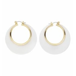 Widmann Oorbellen Disco Wit/Goud