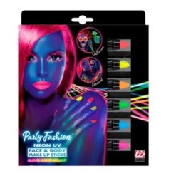 Widmann Set Van 6 Neon Make-up Potloden.