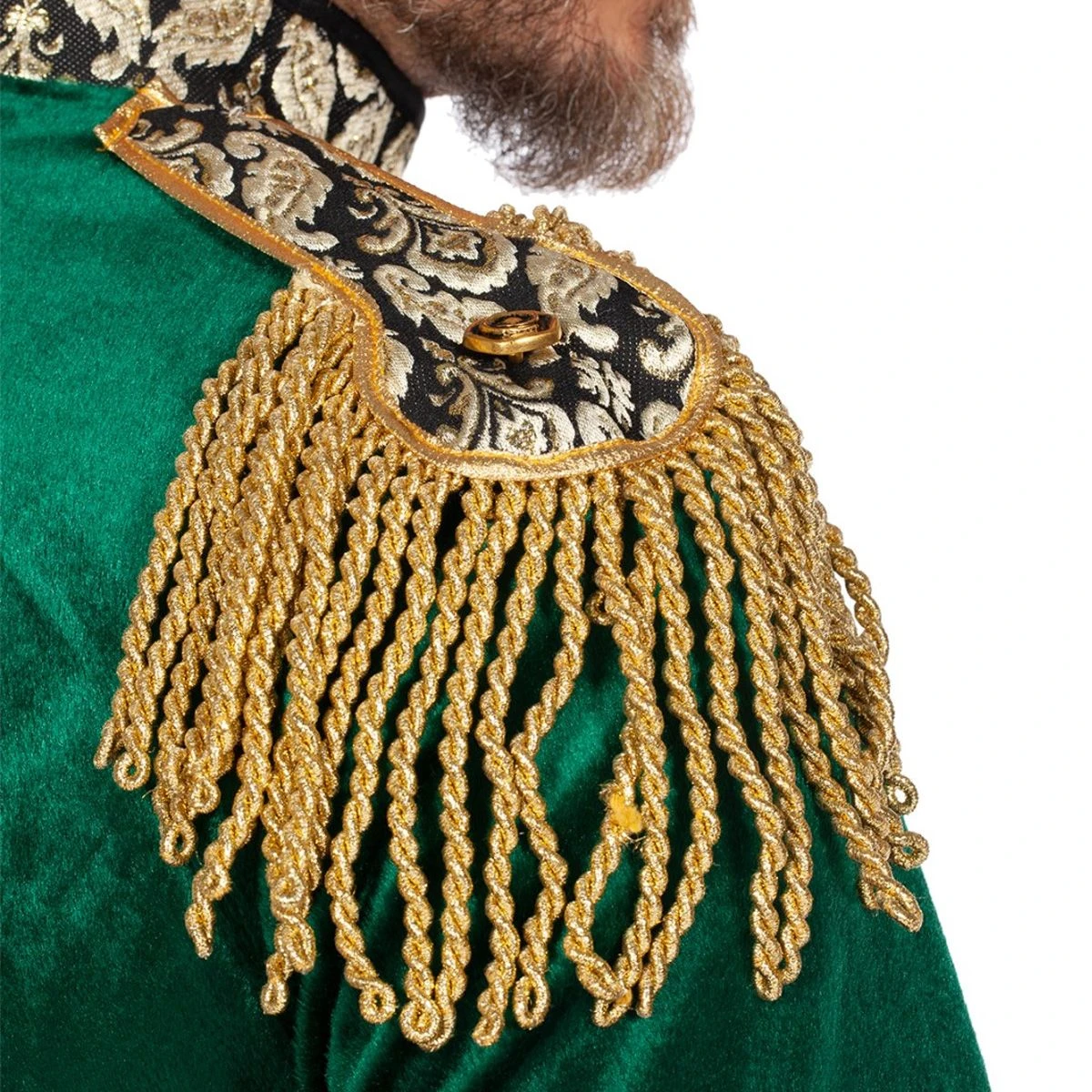 Luxe Jas Markies Fluweel Groen - Afbeelding 5