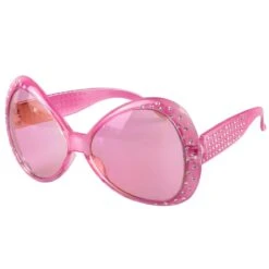 Bril Met Steentjes Roze
