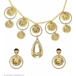 Zigeunerin Set (Ketting Met Oorbellen)