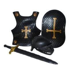 Ridderset 4-delig Zwart
